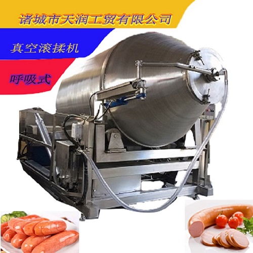 豬肉腌制機 肉類快速高效腌漬機3500L液壓升降式真空滾揉機(圖1)